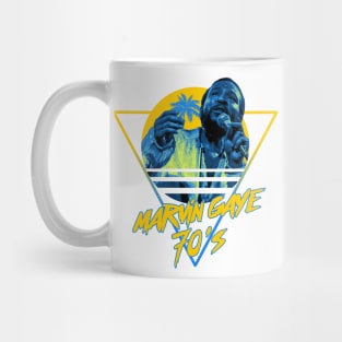 Marvin Retro 70'S Light Blue Mug